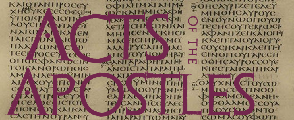 Acts of the Apostles.